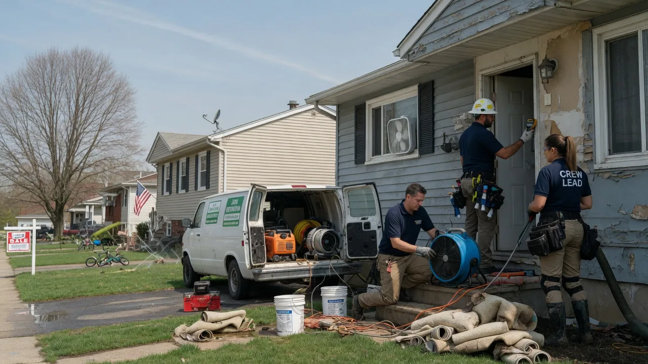 Flood Cleanup in Myersville, MD near me